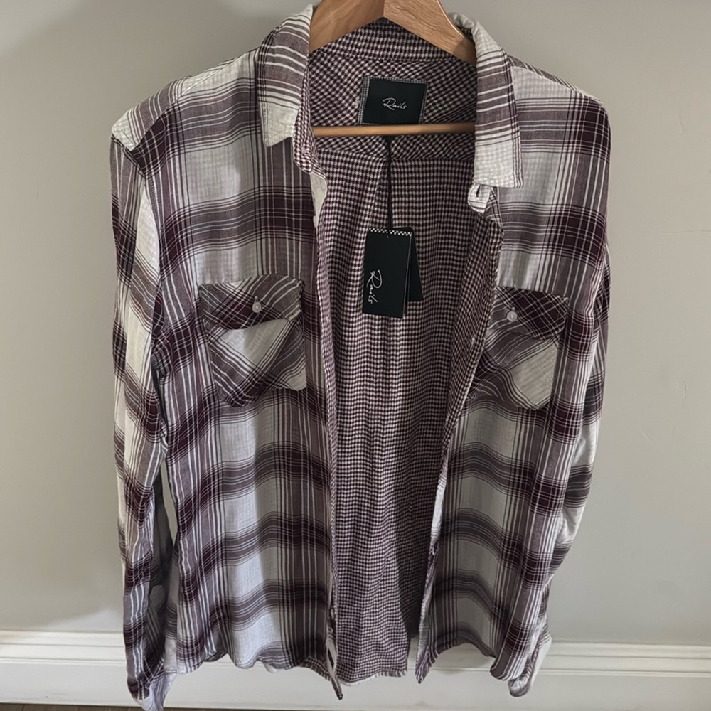 Men’s Rails plaid shirt